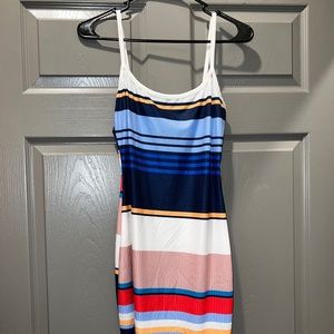 Multicolored Stripe Sundress Size S
